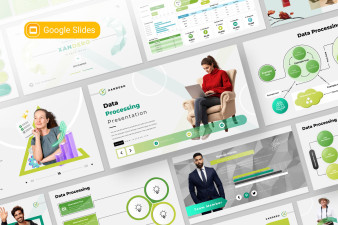 Data Processing Google Slides Presentation Template